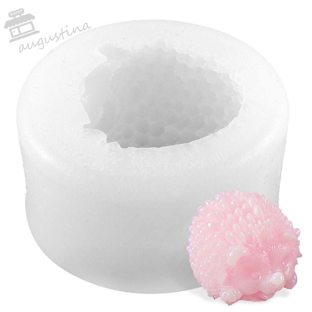 AUGUSTINA Khuôn Silicon Làm Xà Phòng Hình Nhím Hoạt Hình Dễ Thương