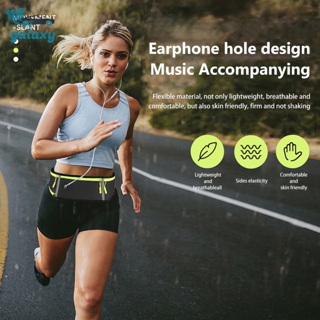 Galaxy Túi Đựng Điện Thoại Đeo Hông Chống Thấm Nước Tiện Dụng Khi Tập Gym / Chạy Bộ Cho Nam Và