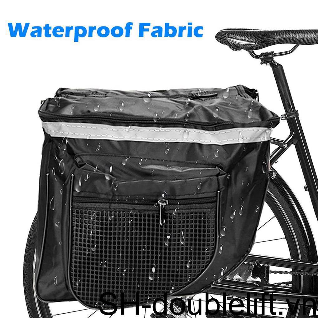 Túi Lưới Đựng Vật Dụng Gắn Yên Sau Xe Đạp Leo Núi Có Túi Đựng Sức Chứa Lớn