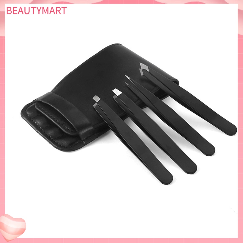 Set 4 Nhíp Tỉa Lông Mày / Lông Mi / Lông Mày Bằng Thép Không Gỉ Trang Điểm Làm Đẹp Cho Nữ