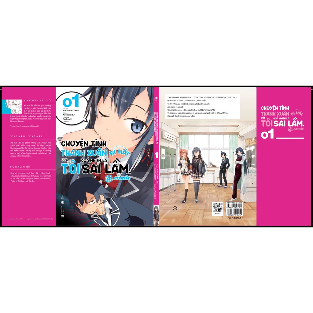 Sách - Comic Chuyện tình thanh xuân bi hài của tôi quả nhiên là sai lầm 1