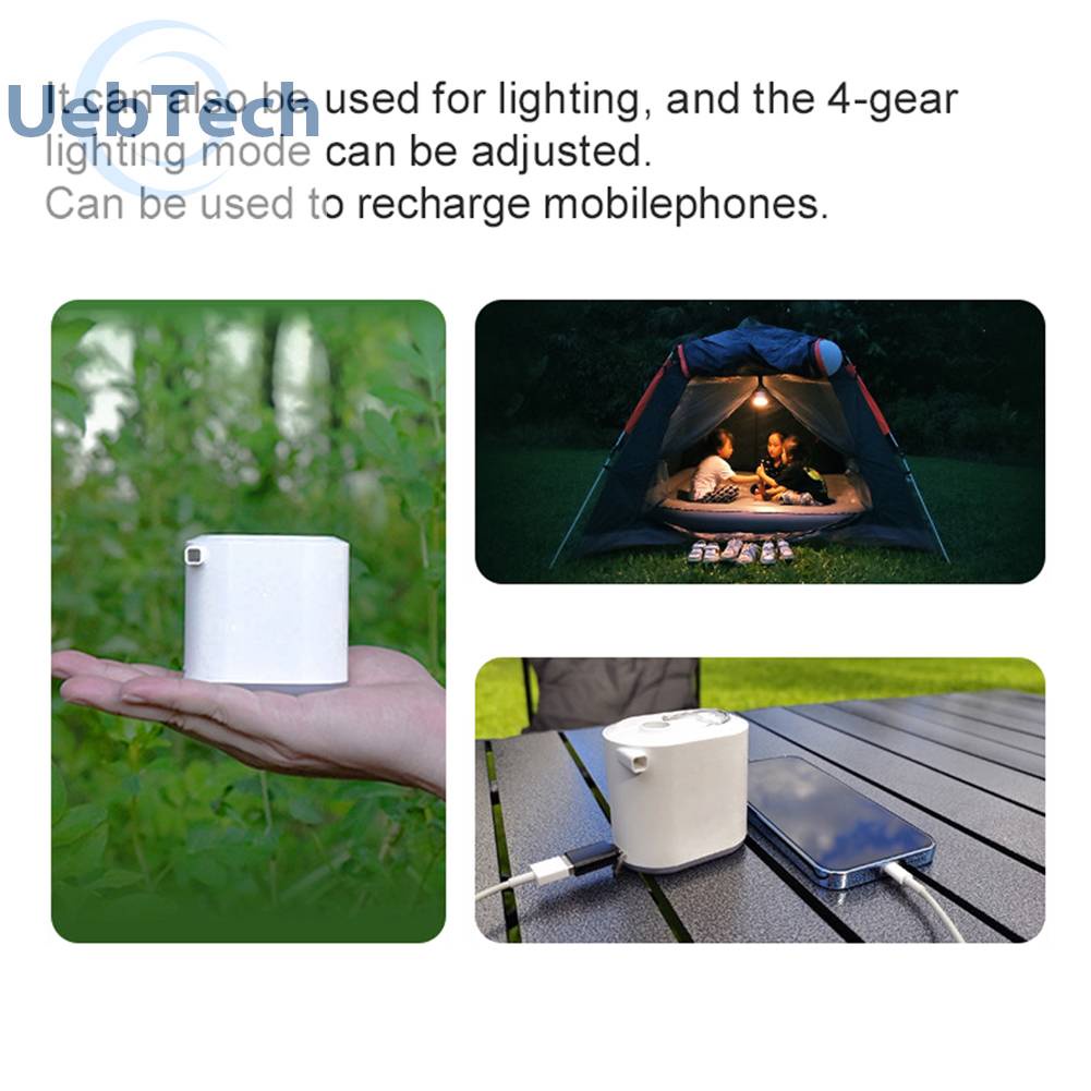 Máy Bơm Khí 3600mA Chống Thấm Nước Cho Thuyền Cao Su