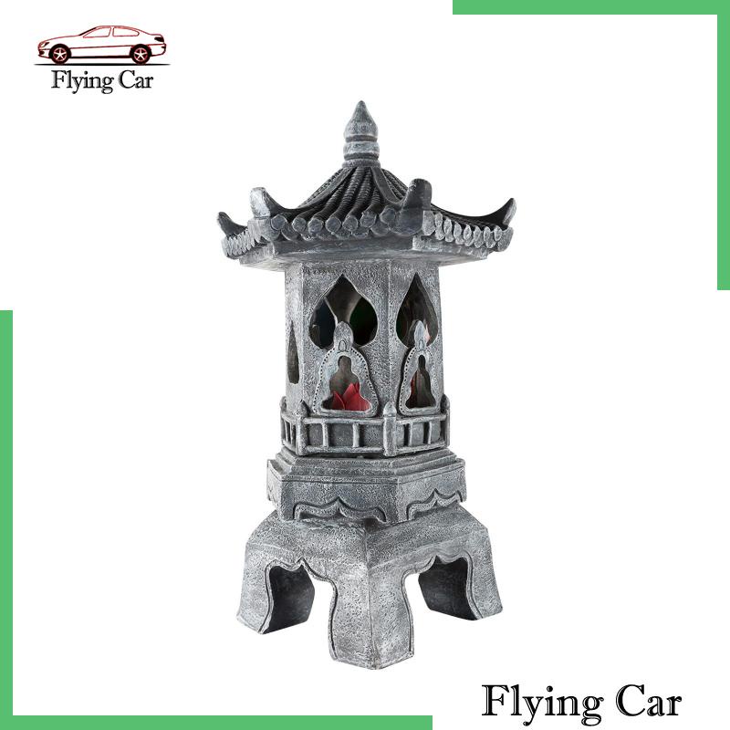 [Lzdjfmy2] Đèn Lồng Năng Lượng Mặt Trời Bằng Polyresin Cho Lối Đi Nông Trại