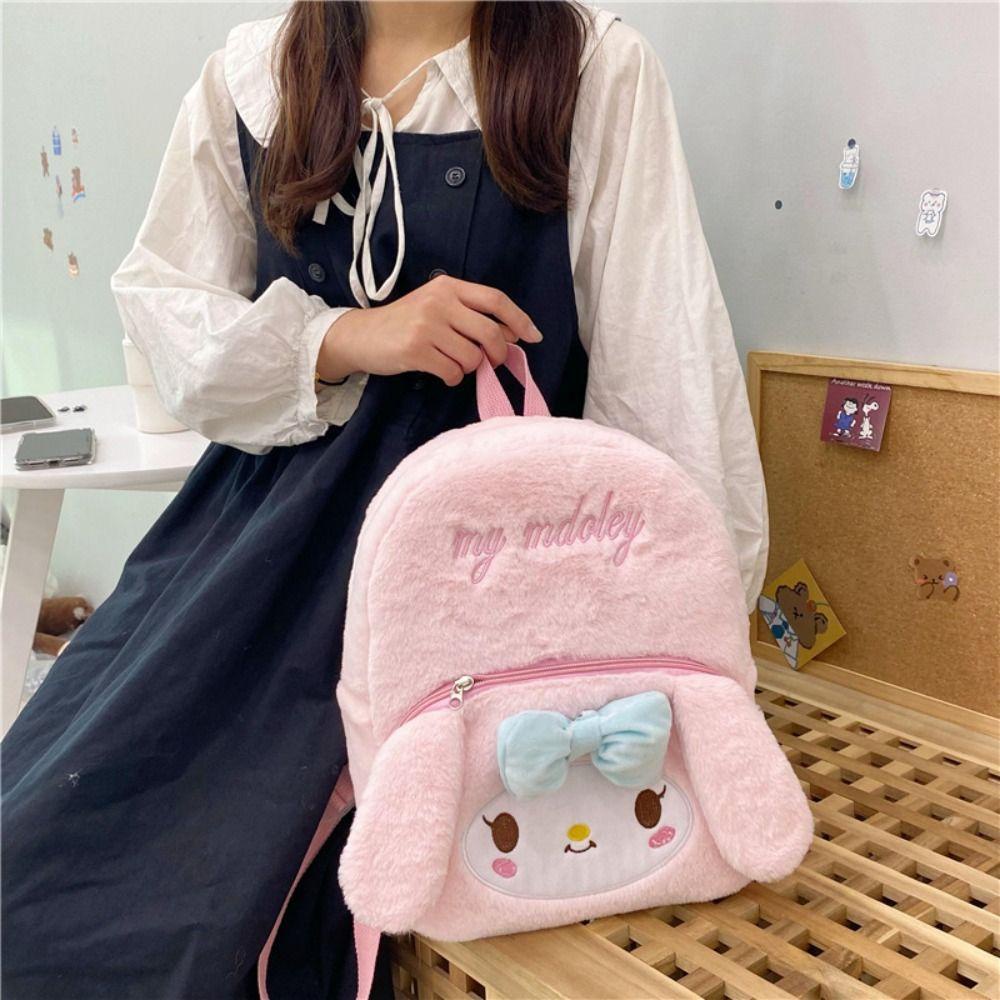 Ba Lô Nhồi Bông Hình Cinnamoroll Melody Dễ Thương Cho Bé