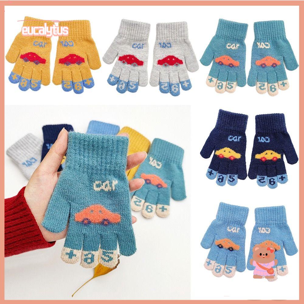 EUTUS Găng Tay Hoạ Tiết Hoạt Hình Dễ Thương Cho Bé