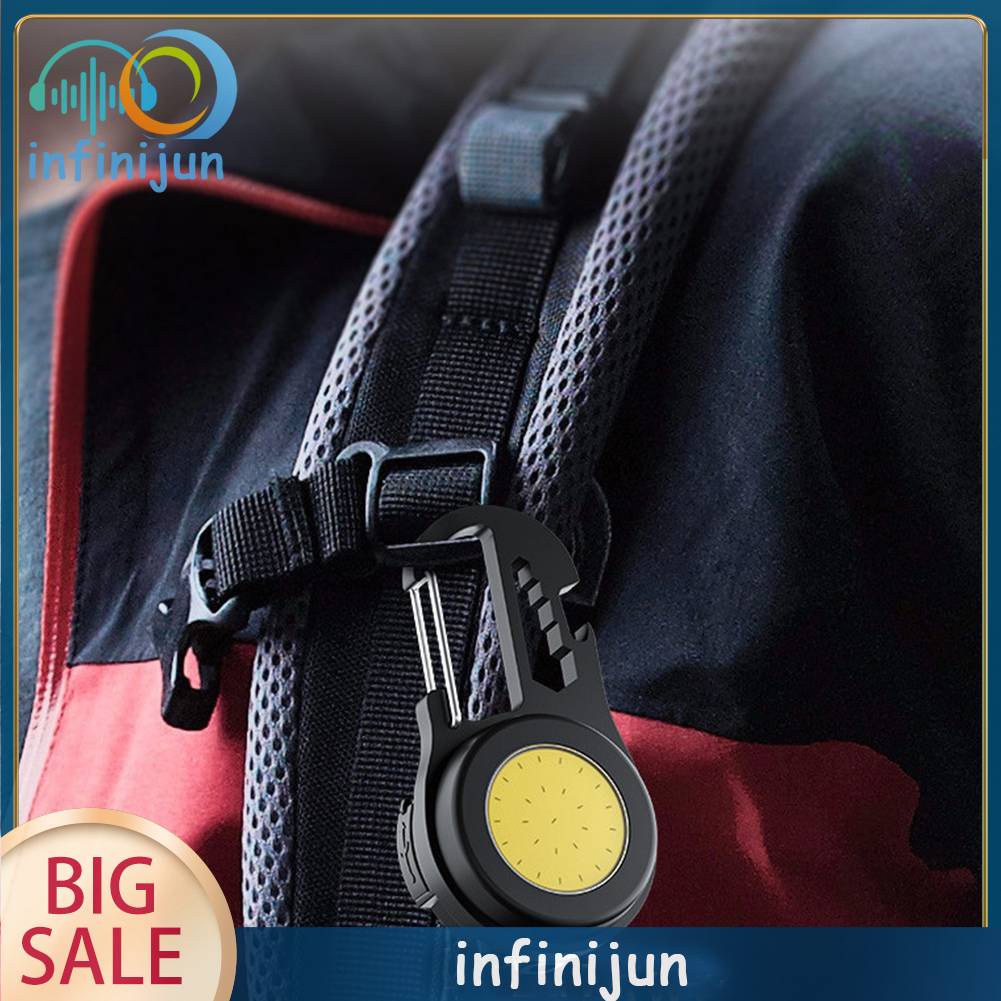 Đèn LED COB Mini USB Dạng Móc Khóa Siêu Sáng