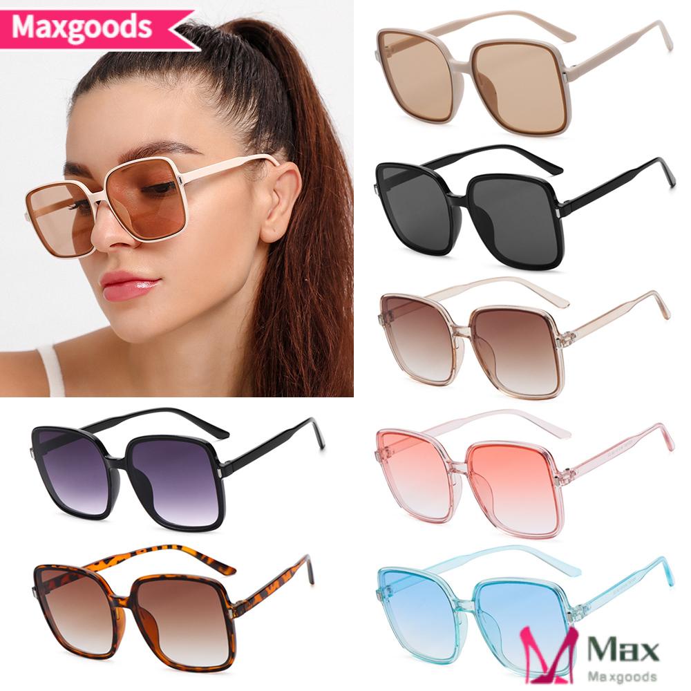 MAXG Kính Mát Oversized Chống Tia UV400 Thời Trang
