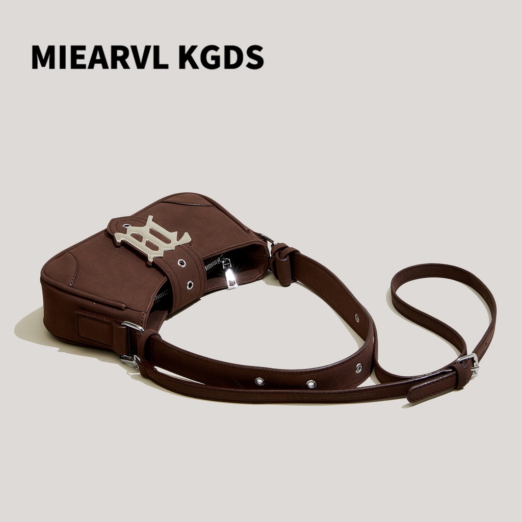 Miearvl KGDS Túi Đeo Dưới Cánh Tay Bằng Da Lộn Nhám Phong Cách Retro Bán Chạy Cho Nữ