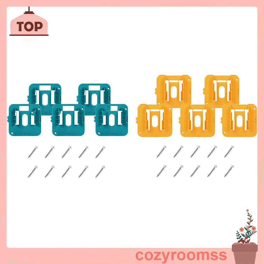 Bộ 5 Giá Đỡ Pin Gắn Tường Cho Makita14.4-18V