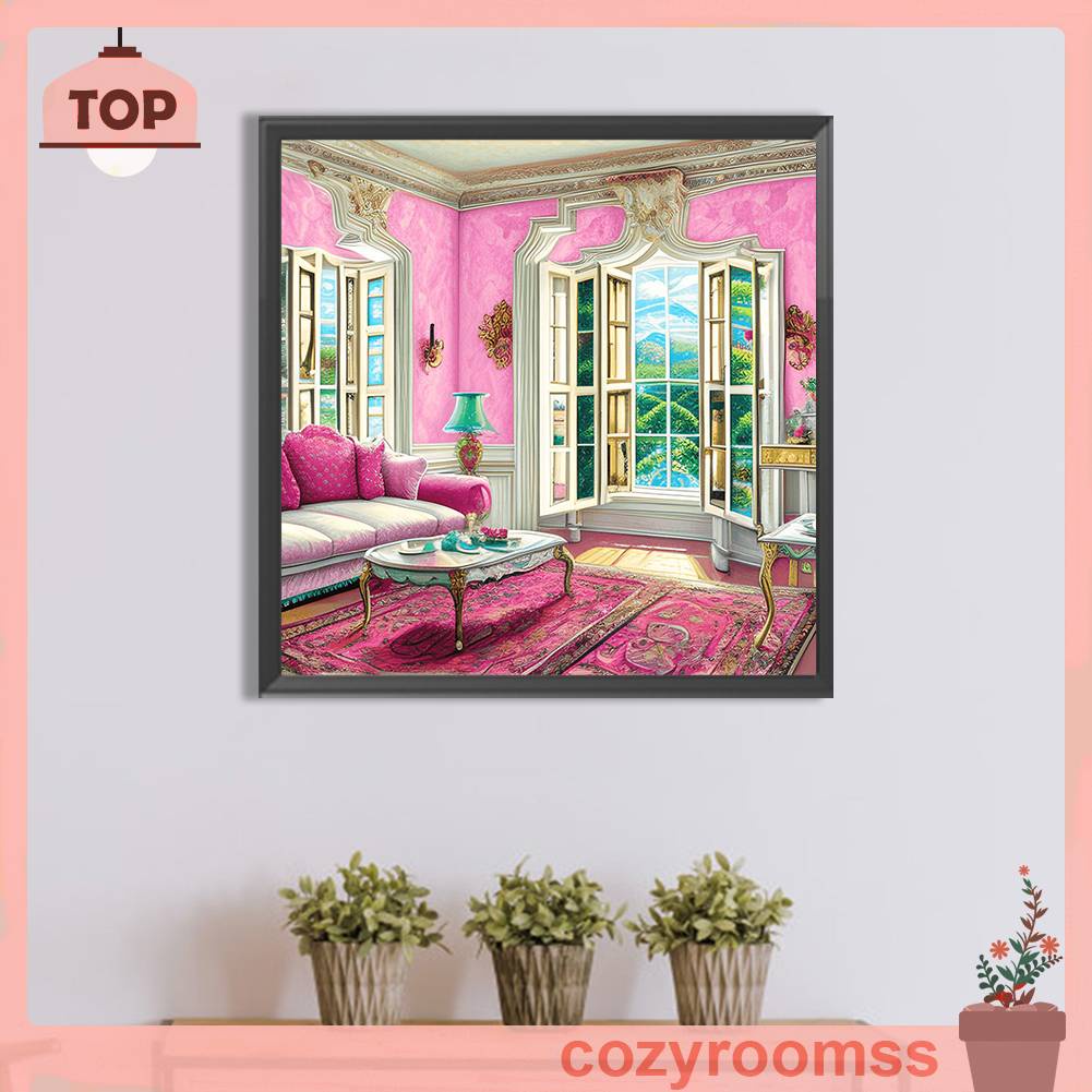 Bộ Tranh Đính Đá 5D Tự Làm Toàn Diện Trang Trí Phòng Khách