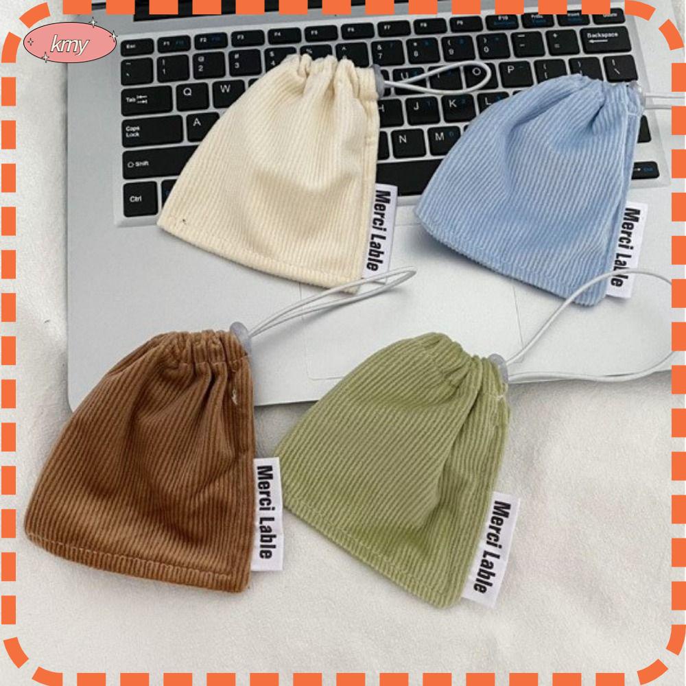 KRNY Túi Dây Rút Đựng Tai Nghe Màu Sắc Xinh Xắn