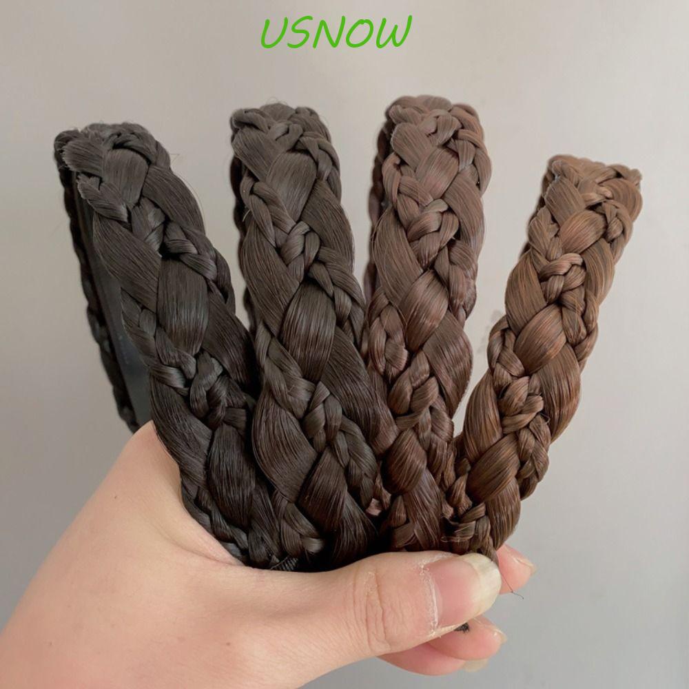 Tóc Giả Kiểu Thắt Bím Bằng Sợi Chịu Nhiệt Tự Nhiên Phong Cách Hàn Quốc Cho Nữ