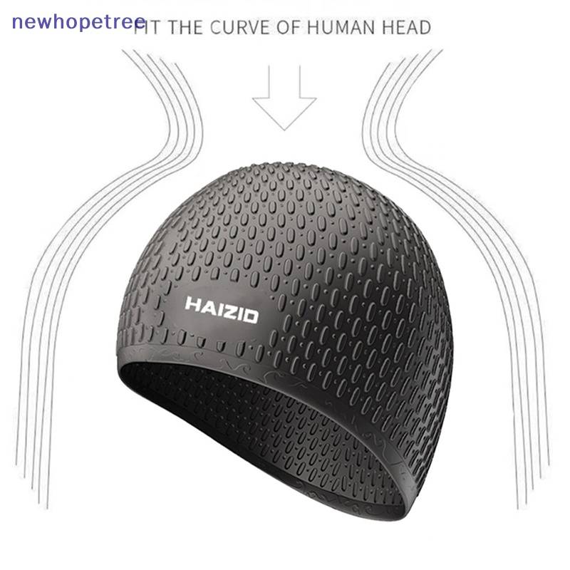 Mũ Bơi Silicon Chống Thấm Nước Bảo Vệ Tai Chuyên Dùng Cho Người Lớn