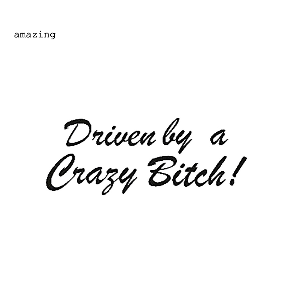 Miếng Dán Phản Quang In Chữ Vui Nhộn Trang Trí Thân / Cửa Sổ Xe Hơi