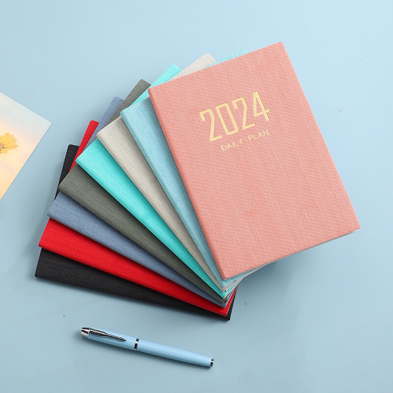 Sổ Kế Hoạch 2024 A5 Agenda Trọng Lượng Nhẹ Và Mỏng Dùng Ghi Lịch Tiện Dụng