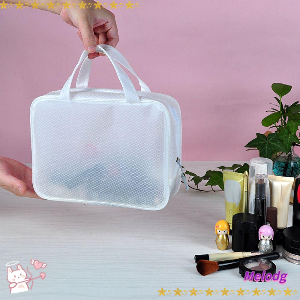 MELODG Túi Đựng Mỹ Phẩm Cỡ Lớn Thiết Kế Đơn Giản Tiện Dụng Mang Đi Du Lịch