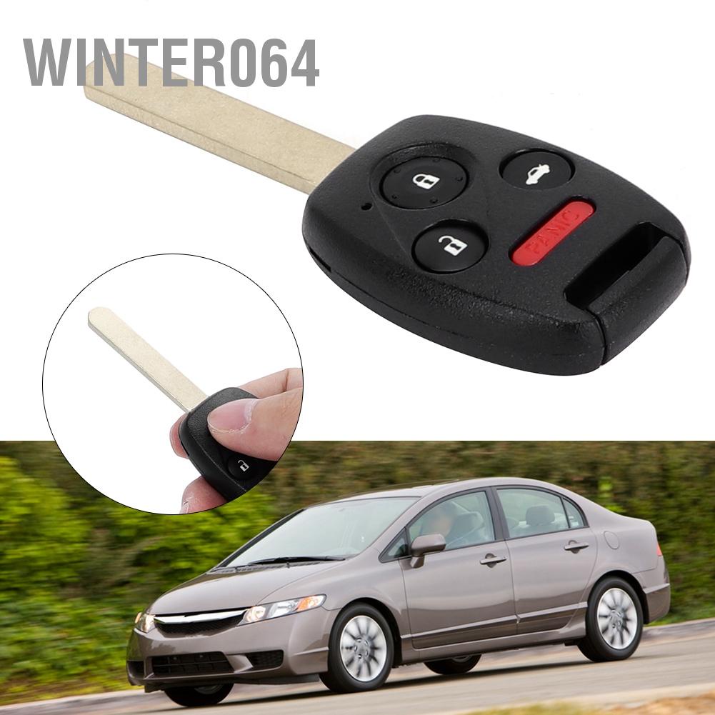 Winter064 313.8 Tần số 4 Nút nhập Chìa khóa ô tô từ xa có chip Phù hợp cho Honda Civic06-11