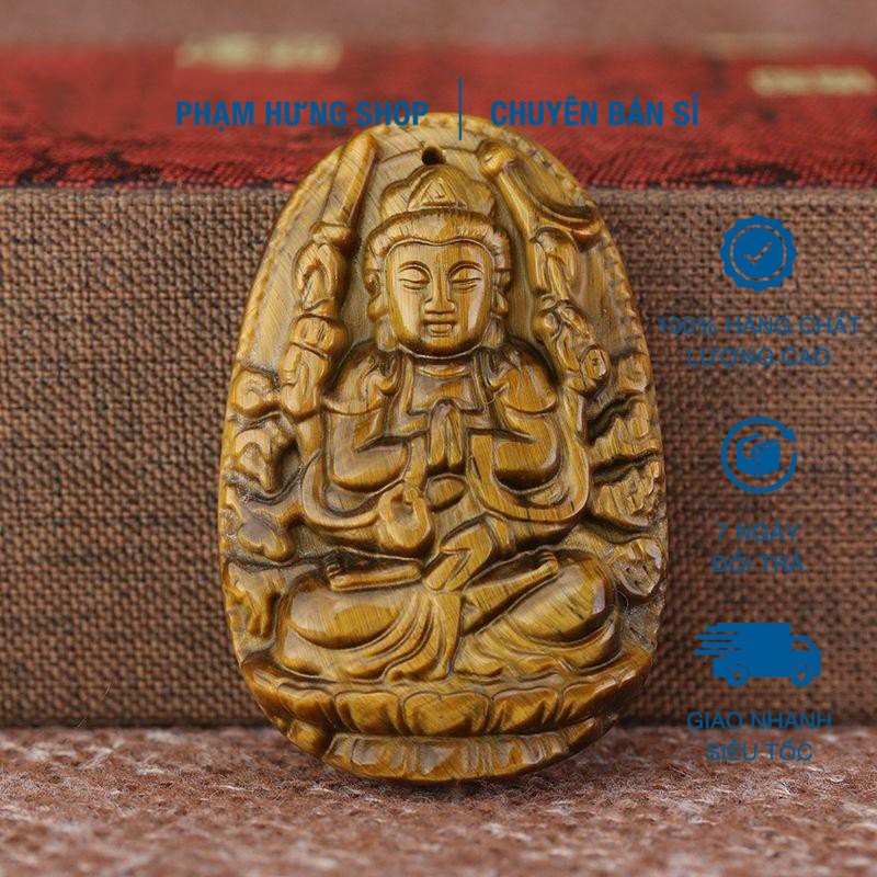 🔥 ĐÃ THỈNH 🔥 Tự Nhiên 100%: Phật Bản Mệnh Màu Vàng Nâu Cho Mệnh Thổ - Kim [HÀNG ĐẸP - LOẠI 1]