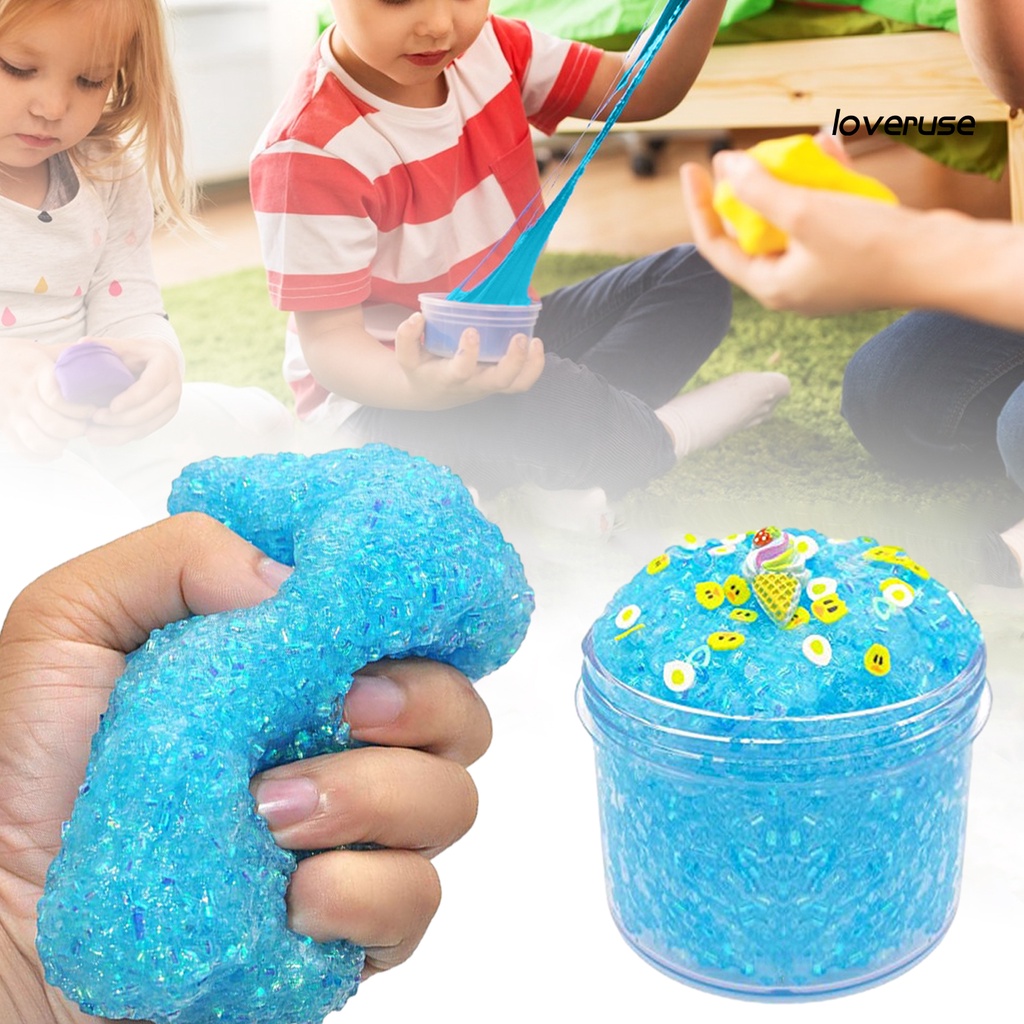 Đồ Chơi Đất Sét Mềm Co Giãn Chống Dính Hình Que Kem Nhiều Màu Sắc