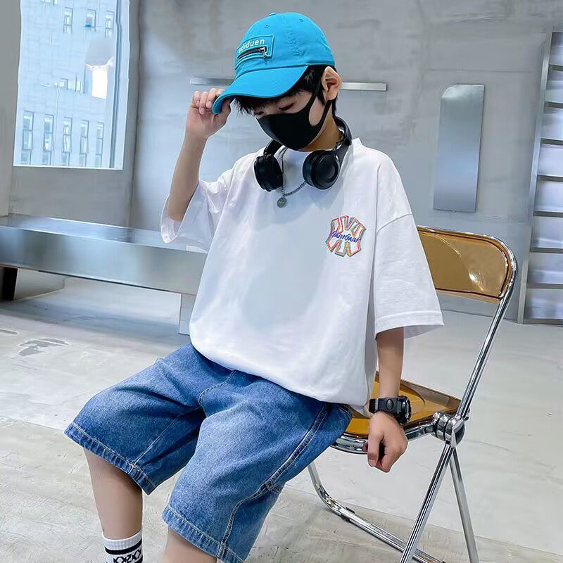 Yidanl Mới Áo Thun 100% Cotton Tay Ngắn Unisex Cho Bé