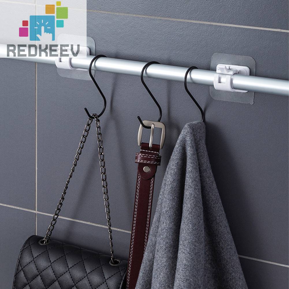 Bộ 2 Móc Treo Rèm Cửa Kính Chống Thấm Nước Không Cần Đục Lỗ