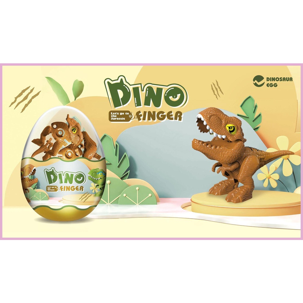 Đồ Chơi Trứng Khủng Long Hoạt Hình Vui Nhộn Cho Bé