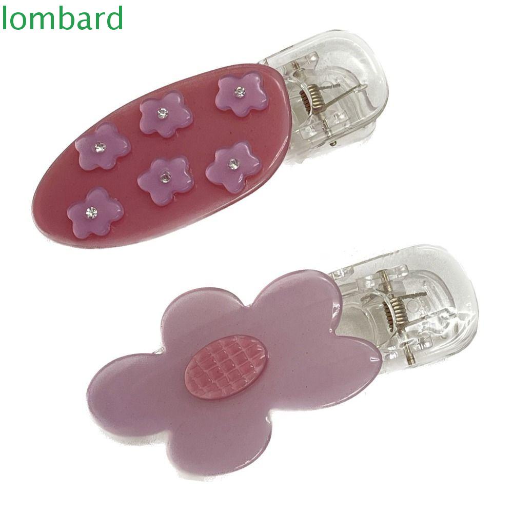 LOMBARD Kẹp Tóc Hình Bông Hoa Xinh Xắn Thời Trang Cho Nữ