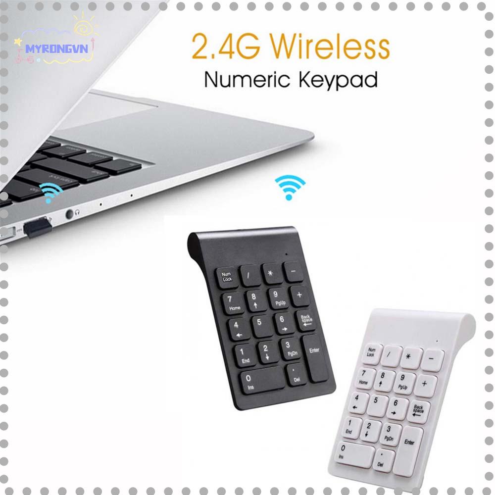 Bàn phím số mini không dây 2.4G cho Laptop/PC