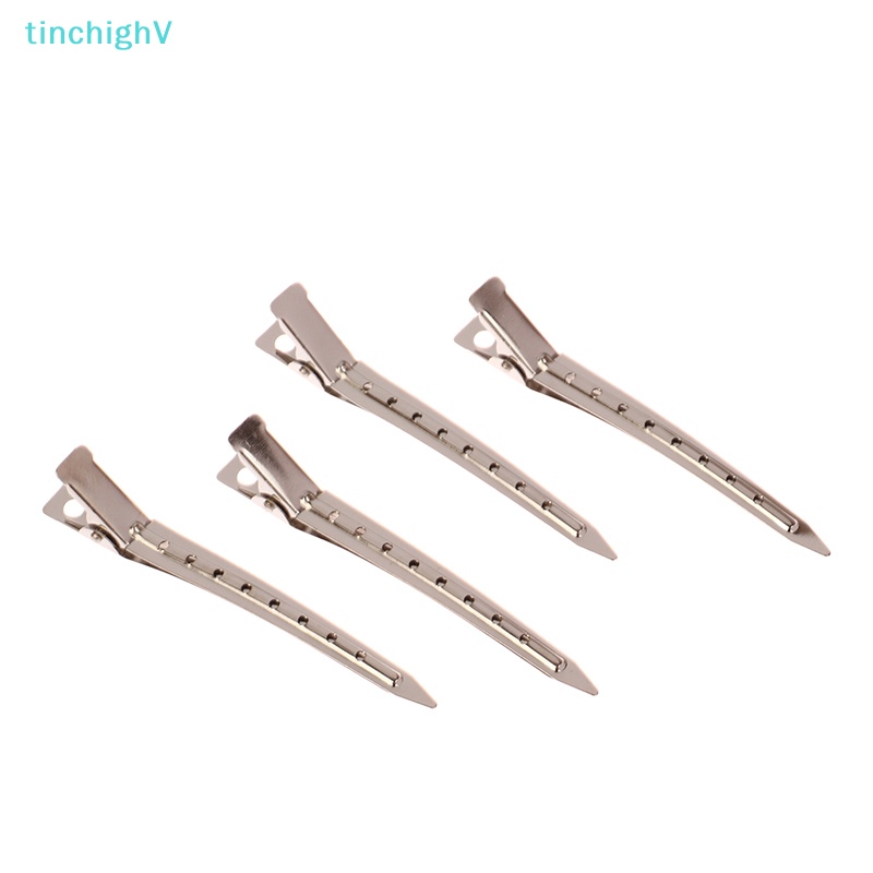 Set 10 Kẹp Tóc Tạo Kiểu DIY Bằng Kim Loại Chuyên Dụng Cho Salon