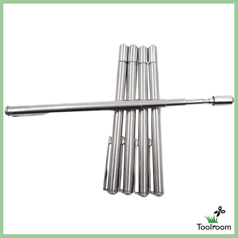 Set 5 Bút Bi Bằng Thép Không Gỉ Có Thể Thu Gọn Tiện Dụng