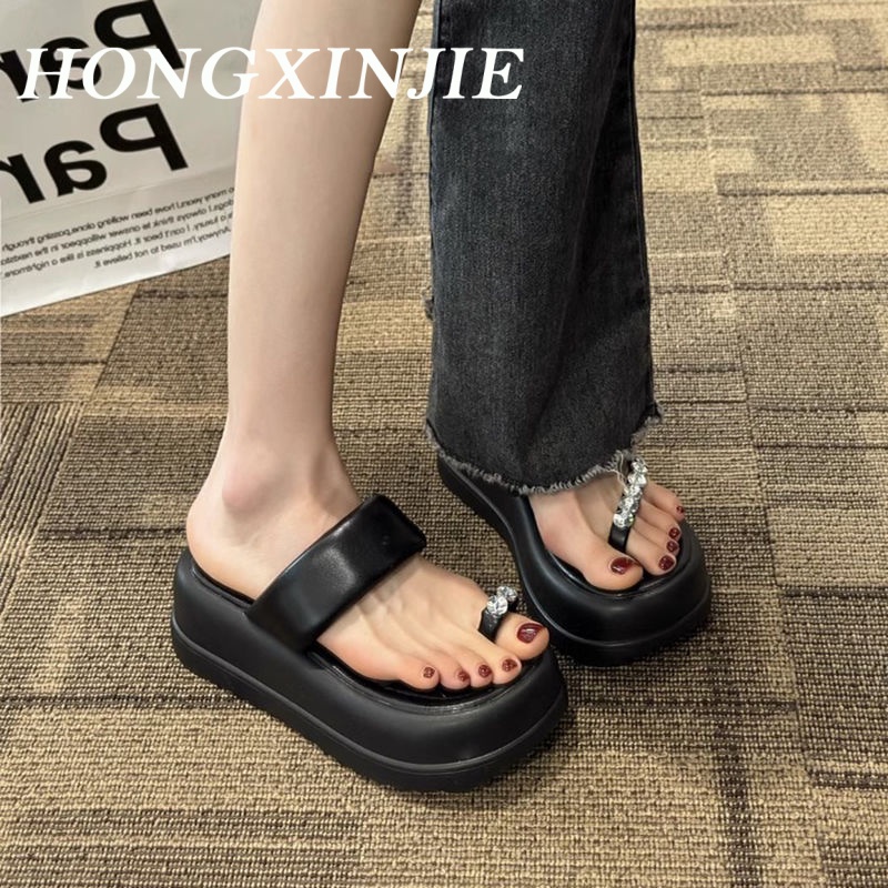 HONGXINJIE dép nữ dép sandal nữ d 2023 HOTSALE Sản phẩm mới vào mùa hè thời trang 062804