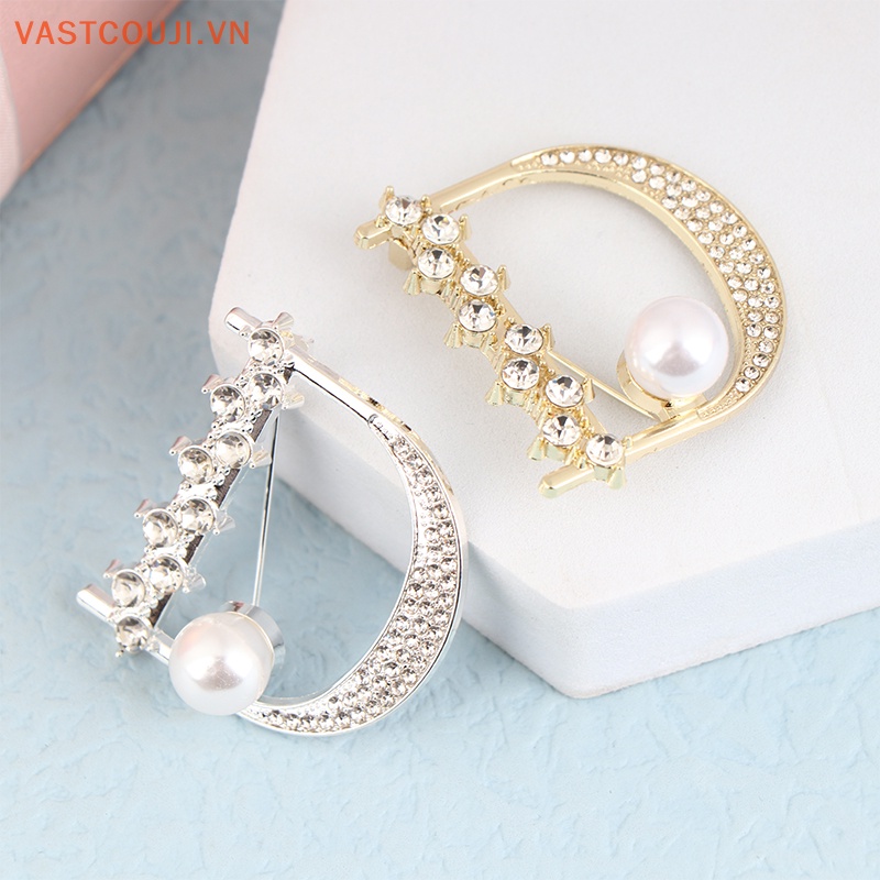 Trâm Cài Áo Hình Chữ D Nhỏ Nhắn Thời Trang Cho Nữ