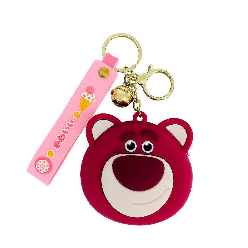 Xilan Móc Khóa / Túi Xách / Móc Khóa / Tiền Xu Hình Gấu Dâu Tây Hoạt Hình