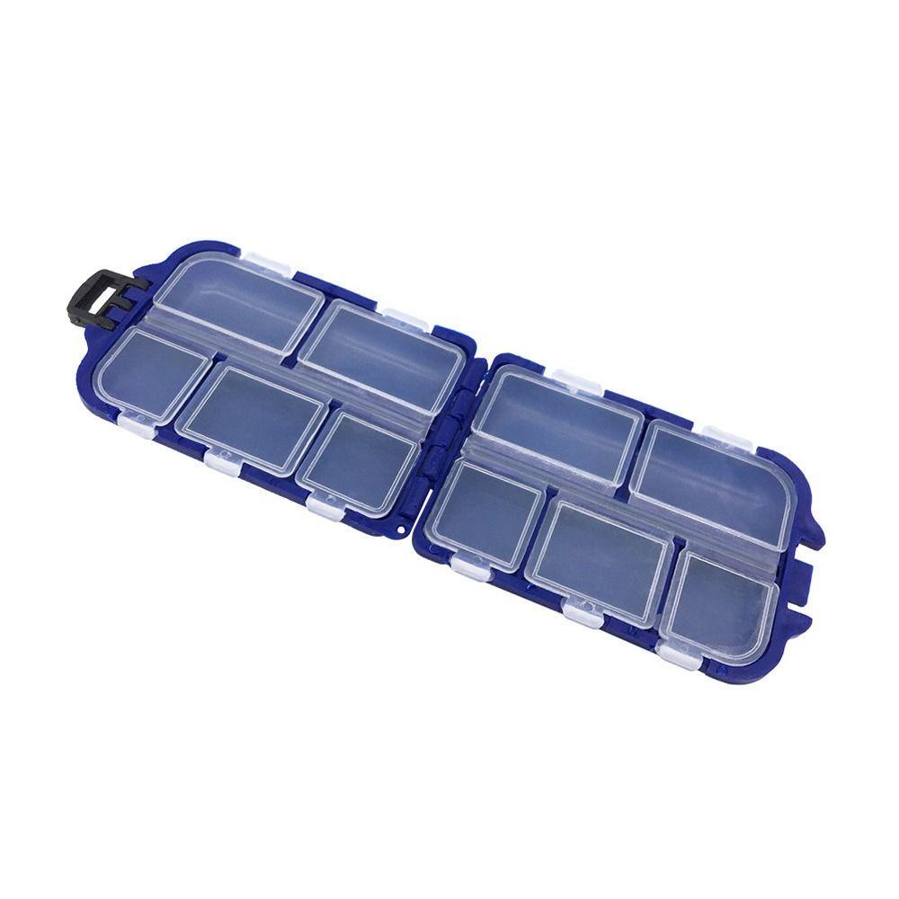 HS Hộp Đựng Thuốc 10 Ngăn Bằng Nhựa Tiện Dụng Mang Theo Du Lịch