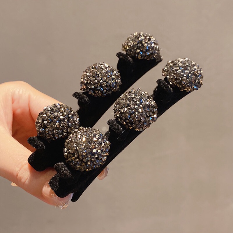 Kẹp Tóc Đính Đá Thời Trang Vintage Cho Nữ