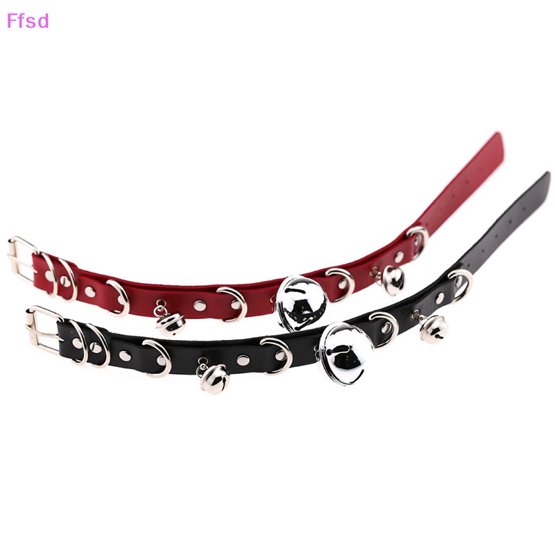 Vòng Cổ Choker Da Đính Chuông Quyến Rũ Cho Nữ