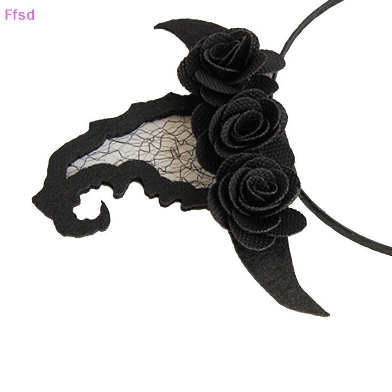 {Ffsd} Băng Đô Hóa Trang Phù Thủy Màu Đen Phong Cách Gothic Cổ Điển Mới * Hàng Bán Chạy