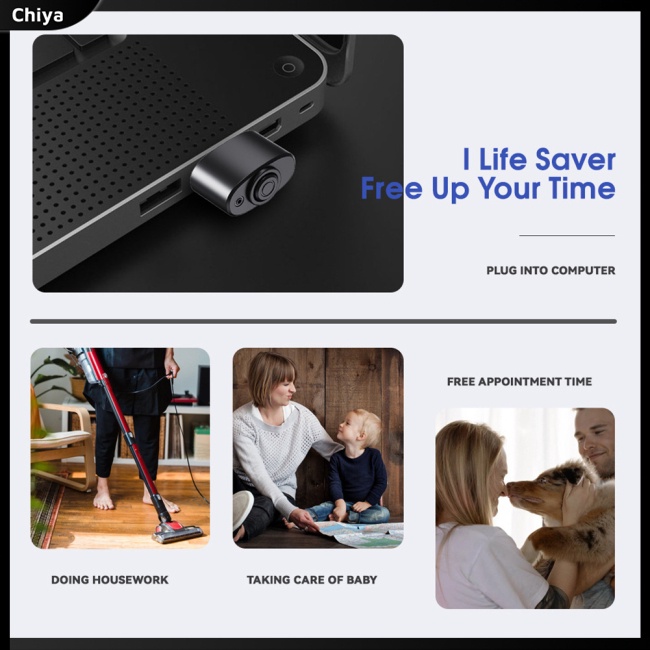 Bộ Điều Khiển Chuột Máy Tính Tự Động Mini Kết Nối Usb