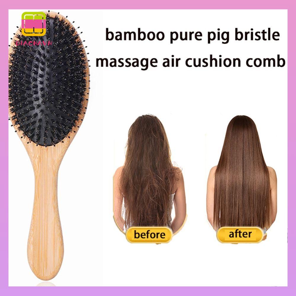 DIACHAVN Lược Chải Tóc Chống Tĩnh Điện Bằng Gỗ Thời Trang Cho Nam Nữ