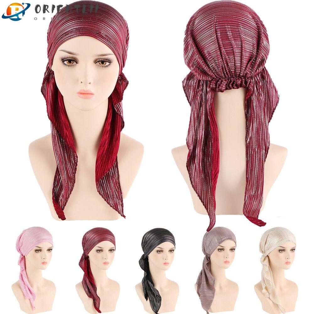 ORIENTLII Khăn Trùm Đầu Che Phủ Đầu Chống Rụng Tóc