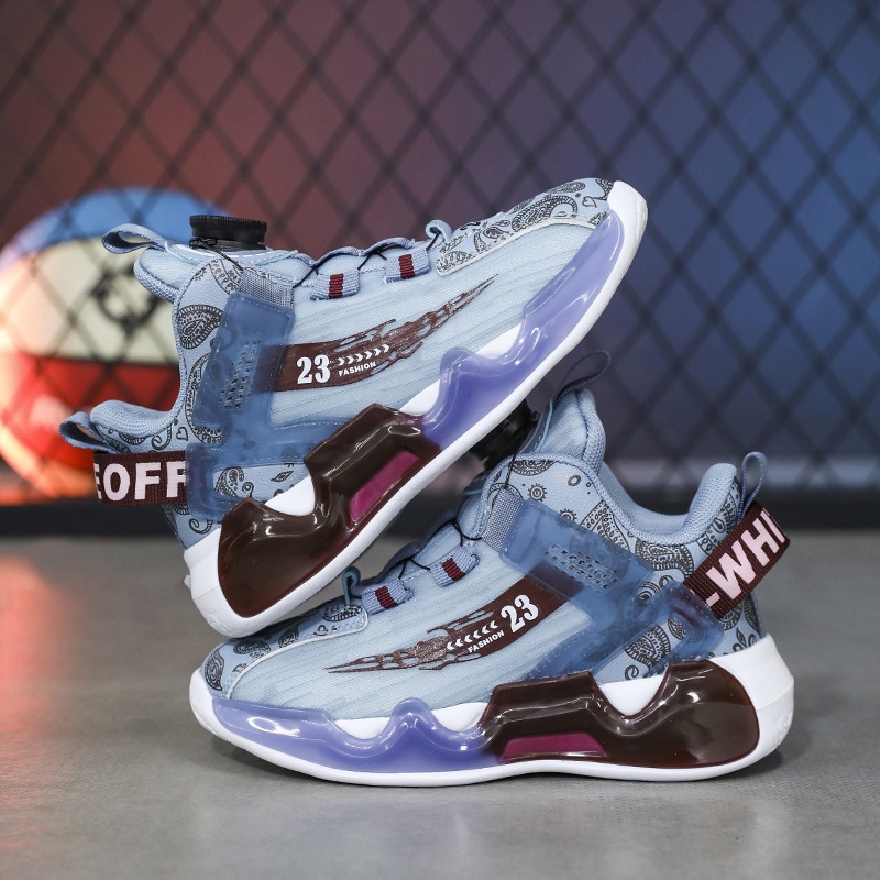 Giày Thể Thao Bóng Rổ Chống Trượt Thời Trang Năng Động Dành Cho Trẻ