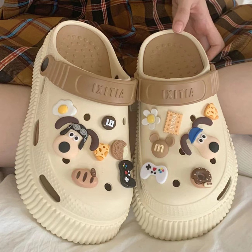 Luyoo Dép Bánh Mì Thời Trang Mùa Hè Mới Dành Cho Bạn Nữ 17