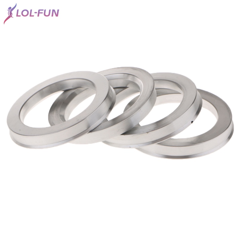 Set 4 vòng đệm trục bánh xe IUIU 73.1mm sang 54.1mm bằng hợp kim nhôm chuyên dụng