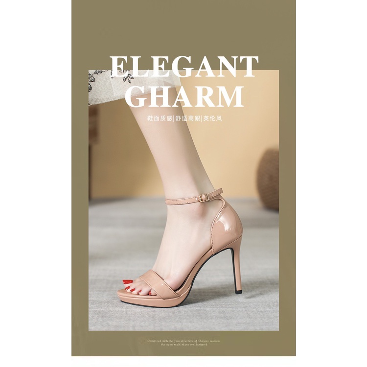 Sandal cao gót nhọn size nhỏ Nt01