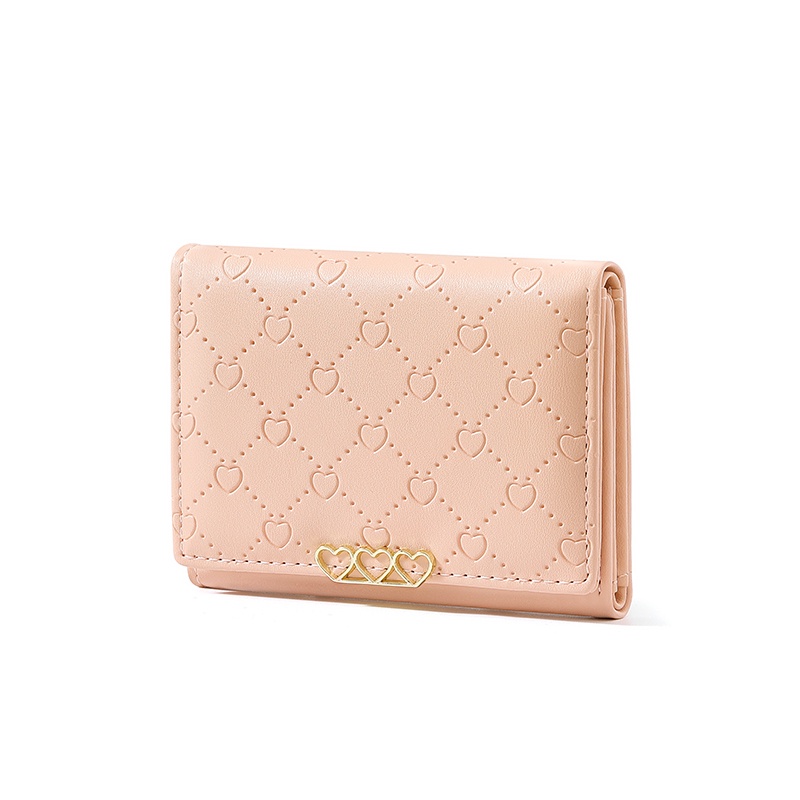 Ví Gấp Đa Năng In Họa Tiết Kẻ Ô Dễ Thương Thời Trang Cho Nữ