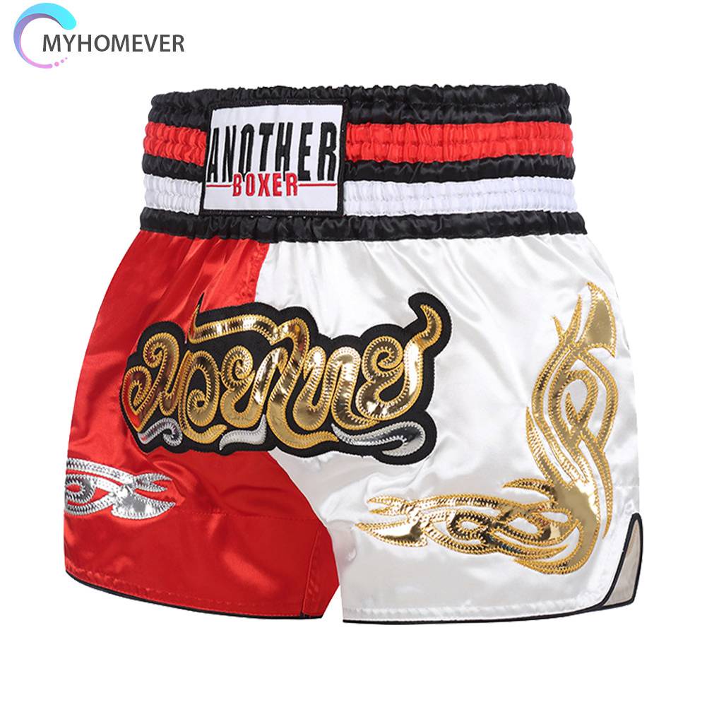 Quần Đùi Thể Thao Co Giãn Thoáng Khí Dành Cho Tập Boxing