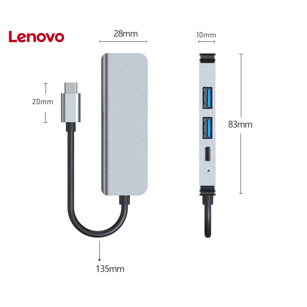 Bộ Chia Cổng USB 3.0 4 Trong 1 4K Độ Phân Giải Cao Cho Máy Tính