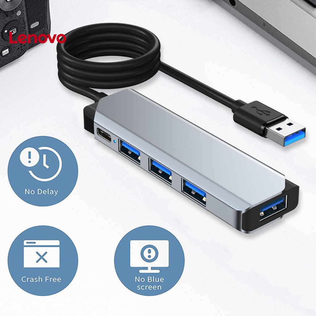 Bộ Chia 5 Cổng USB Type-C Tốc Độ Cao 5.0Gbps Cho Máy Tính