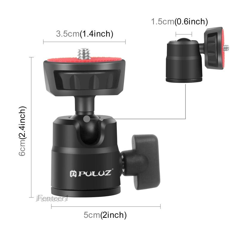 Đầu Nối Kim Loại Tròn Mini Cho Giá Đỡ Đèn DSLR Monopods