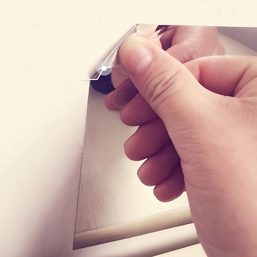 Set 9 Hoặc 16 Miếng Dán Tường Trang Trí Hình Vuông Họa Tiết Lưới Sáng Tạo DIY